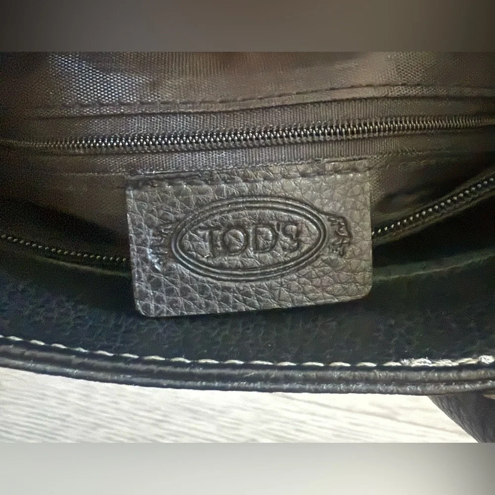 Tods Tote Bag Leather Vintage